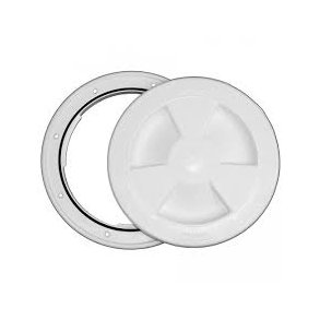 Inspeksjonsluke 143mm Plast Hvit